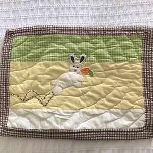Pottery Barn Kids PBK Quilted Bunny Pillow Sham